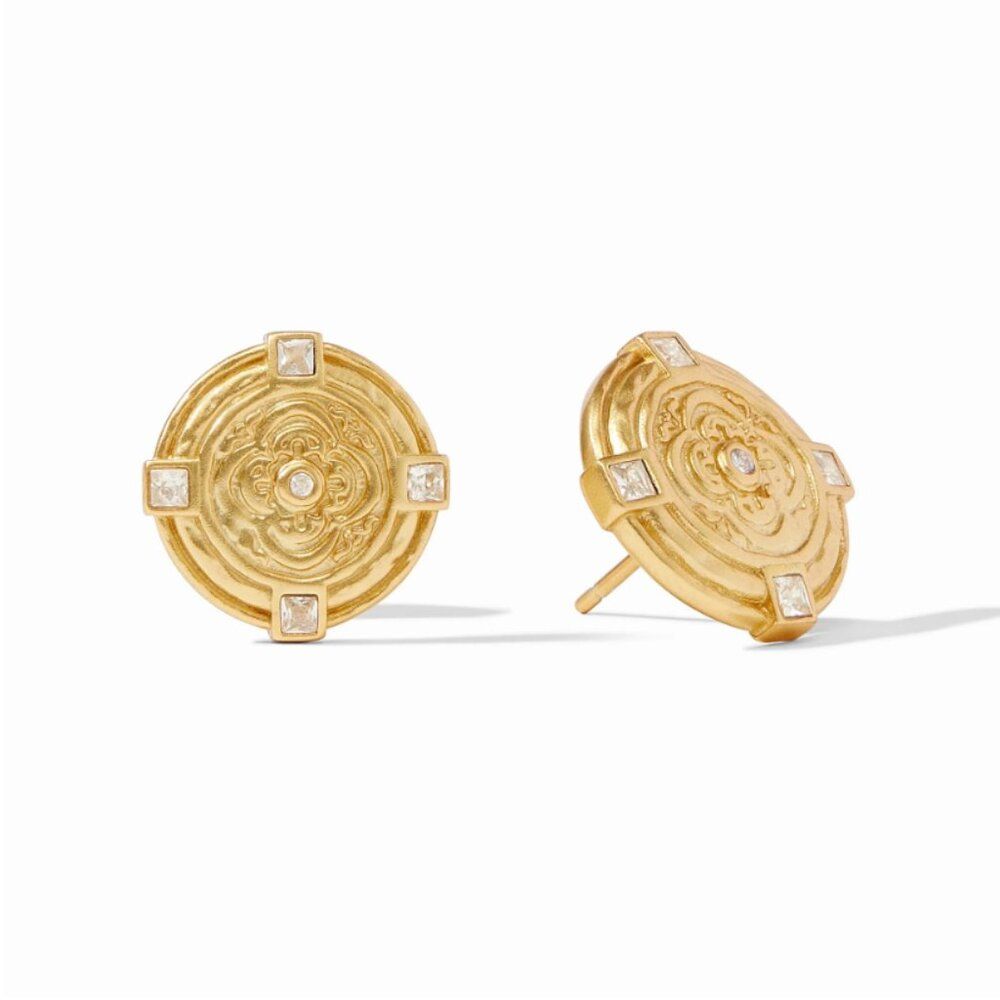 Brand New 95 Julie Vos Stud Earrings